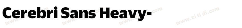 Cerebri Sans Heavy字体转换